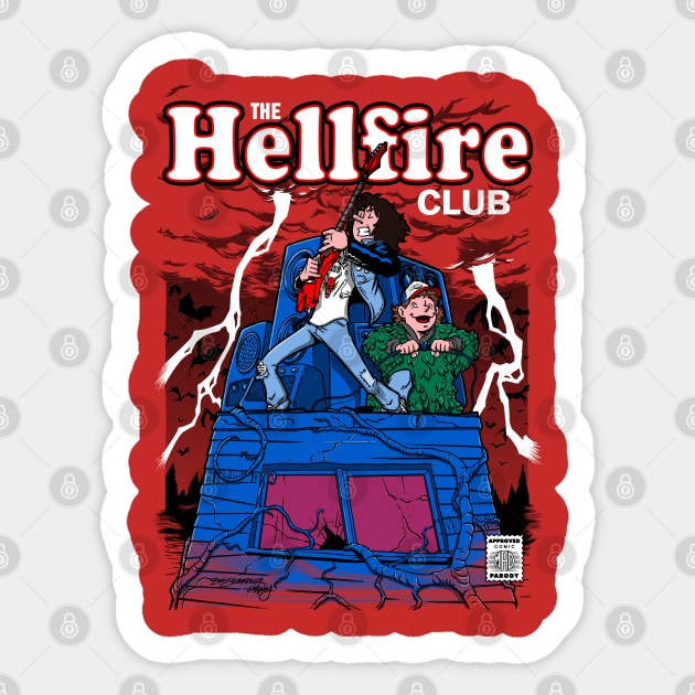 Hellfire Comics Sticker by mannypdesign
